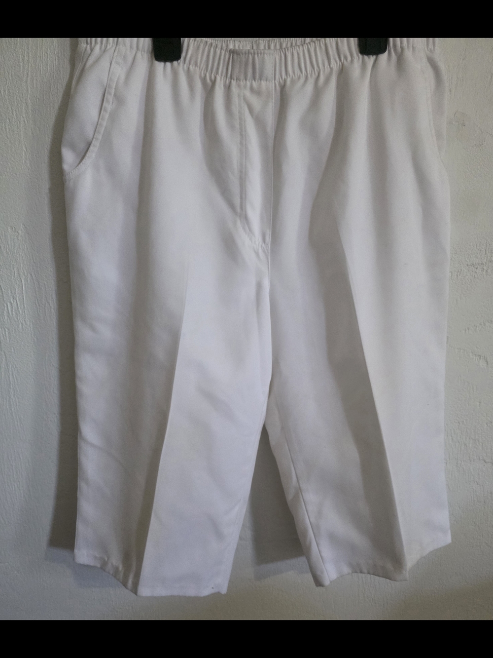 Kim Rogers White Bermuda Shorts